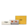 Secondhand Fendi Leather Studded Faces Wallet on Chain