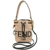 Secondhand Fendi Mini Calfskin Mon Tresor Bucket Bag