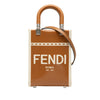 Secondhand Fendi Mini Patent and Canvas Sunshine Shopper Tote