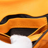 Secondhand Fendi Mini Zucca Embossed Leather Baguette Satchel