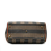 Secondhand Fendi Pequin Coated Canvas Boston Bag
