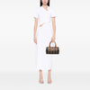 Secondhand Fendi Pequin Coated Canvas Boston Bag