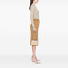 Secondhand Fendi Small Leather Peekaboo Cut Chain Shoulder Bag