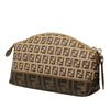 Fendi Zucca and Zucchino Coated Canvas Cosmetic Pouch Secondhand