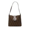 Secondhand Fendi Zucca Canvas Shoulder Bag