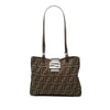 Secondhand Fendi Zucca Canvas Shoulder Bag