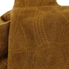 Secondhand Ferragamo Stitched Suede Tassel Crossbody