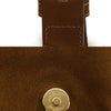 Secondhand Ferragamo Stitched Suede Tassel Crossbody