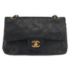Chanel Vintage Square Classic Double Flap Bag Quilted Leather