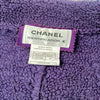 Chanel Jacket Made 
In Violet Suede And 
Wool Secondhand