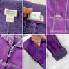 Chanel Jacket Made 
In Violet Suede And 
Wool Secondhand
