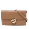 Secondhand Gucci Calfskin Interlocking G Wallet on Chain
