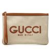 Secondhand Gucci Canvas Logo Clutch