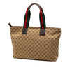 Secondhand Gucci GG Canvas Web Tote