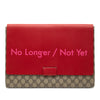 Secondhand Gucci GG Supreme No Longer Not Yet Clutch