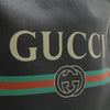 Secondhand Gucci Grained Calfskin Web Logo Drawstring Backpack