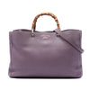 Secondhand Gucci Large Calfskin Bamboo Shopper Satchel