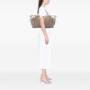 Secondhand Gucci Medium GG Canvas Bamboo Bar Tote