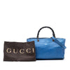 Secondhand Gucci Medium Metallic Calfskin Bamboo Shopper Satchel