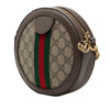 Secondhand Gucci Mini GG Supreme Web Ophidia Round Crossbody