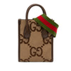 Secondhand Gucci Mini Jumbo GG Canvas Web Satchel