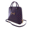 Secondhand Gucci Small Calfskin Polka Dot Horsebit 1955 Top Handle Satchel