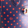 Secondhand Gucci Small Calfskin Polka Dot Horsebit 1955 Top Handle Satchel