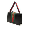 Secondhand Gucci Small Calfskin Web Sylvie Satchel