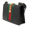 Secondhand Gucci Small Calfskin Web Sylvie Satchel
