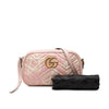 Secondhand Gucci Small GG Marmont Matelasse Calfskin Gucci Ghost Crossbody