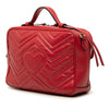 Secondhand Gucci Small GG Marmont Matelasse Leather Top Handle Satchel