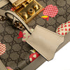 Secondhand Gucci Small GG Supreme Apple Heart Padlock Tote