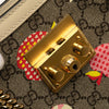 Secondhand Gucci Small GG Supreme Apple Heart Padlock Tote