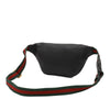 Secondhand Gucci Small Grained Calfskin Web Logo Belt Bag