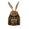 Secondhand Gucci Suede Bamboo Drawstring Backpack