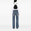 Secondhand Gucci Suede Bamboo Drawstring Backpack