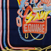 Secondhand Hermès Gavroche Chevaloscope Neon Pointille Silk Scarf 45