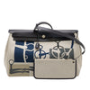 Secondhand Hermès Toile and Vache Hunter Less is Mors Herbag Zip Cabine 50