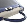Secondhand Hermès Tricolor Swift and Toile H Berline Kelly II Sellier 32