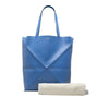 Secondhand LOEWE Large Shiny Calfskin Puzzle Fold Tote