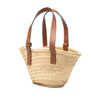 Secondhand LOEWE Small Raffia Anagram Basket Tote