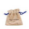 Secondhand Louis Vuitton Gold Plated Essentials V Skin Push Back Earrings