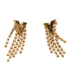 Secondhand Louis Vuitton Gold Plated Essentials V Skin Push Back Earrings