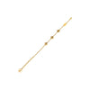 Secondhand Louis Vuitton Gold Plated Flower Full Bracelet