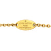 Secondhand Louis Vuitton Gold Plated Flower Full Bracelet