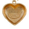 Secondhand Louis Vuitton Gold Plated Resin and Strass Strawberry Heart Earrings