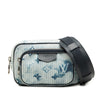 Secondhand Louis Vuitton Monogram Denim Watercolor Hickory Stripes Outdoor Pouch