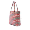 Secondhand Miu Miu Leather Madras Floral Tote