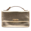 Secondhand Miu Miu Metallic Leather Top Handle Wallet Bag