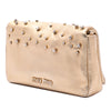 Secondhand Miu Miu Metallic Nappa Strass Studded Flap Crossbody